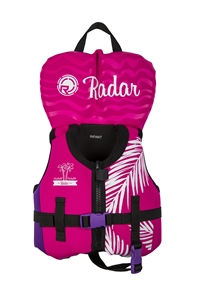 2022 Radar Girl's - CGA Life Vest - Purple / Pink - Infant/Toddler (Up to 30lbs)