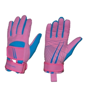 Miami Nautique Water Ski Thin Gloves in Pink and