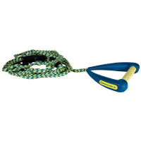 2022 Hyperlite 25' Pro Surf Rope w/ Handle Blue & Yellow
